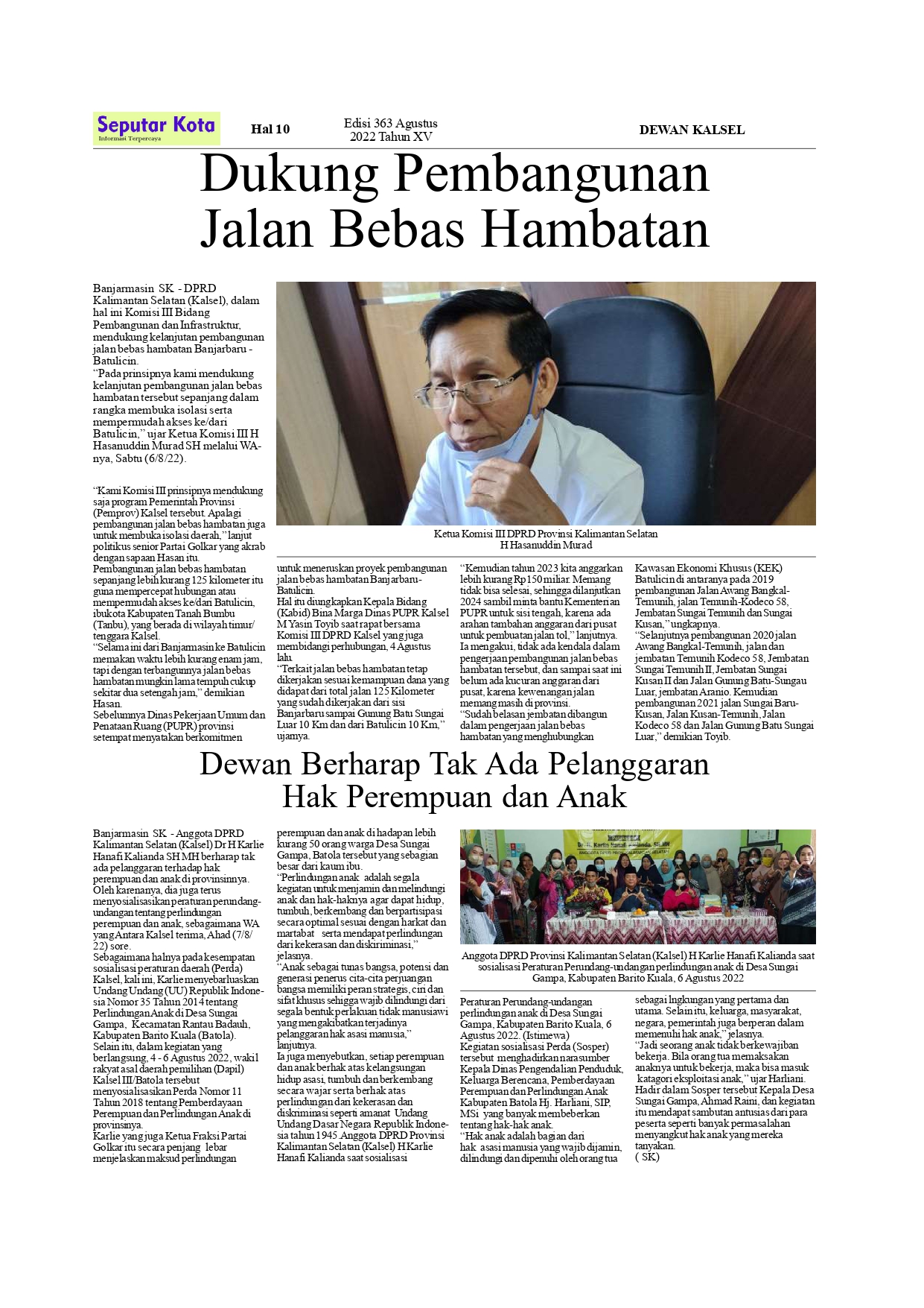 Seputar Kota Hal10 Agustus 2022 Bln ke 2