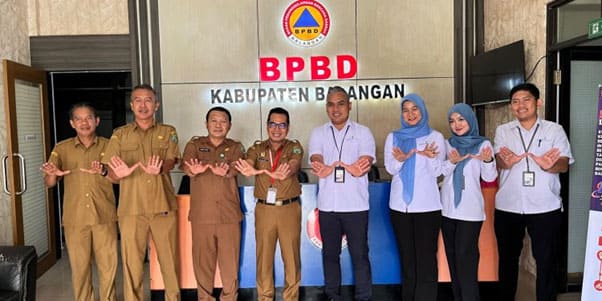 Bank Kalsel Cabang Paringin Pererat Kemitraan dengan BPBD Balangan