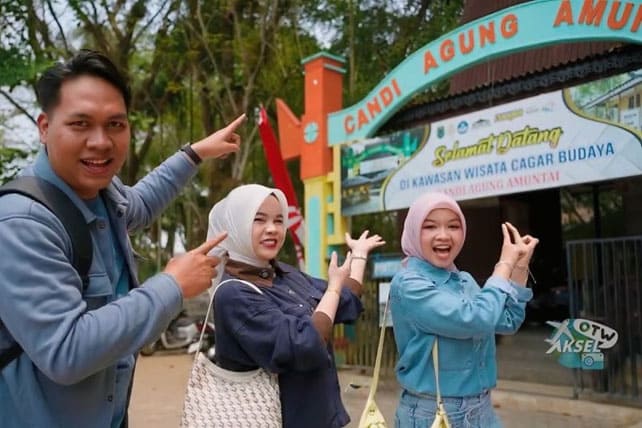 OTW AKSEL Bank Kalsel, menelusuri jejak sejarah banua di Candi Agung Amuntai