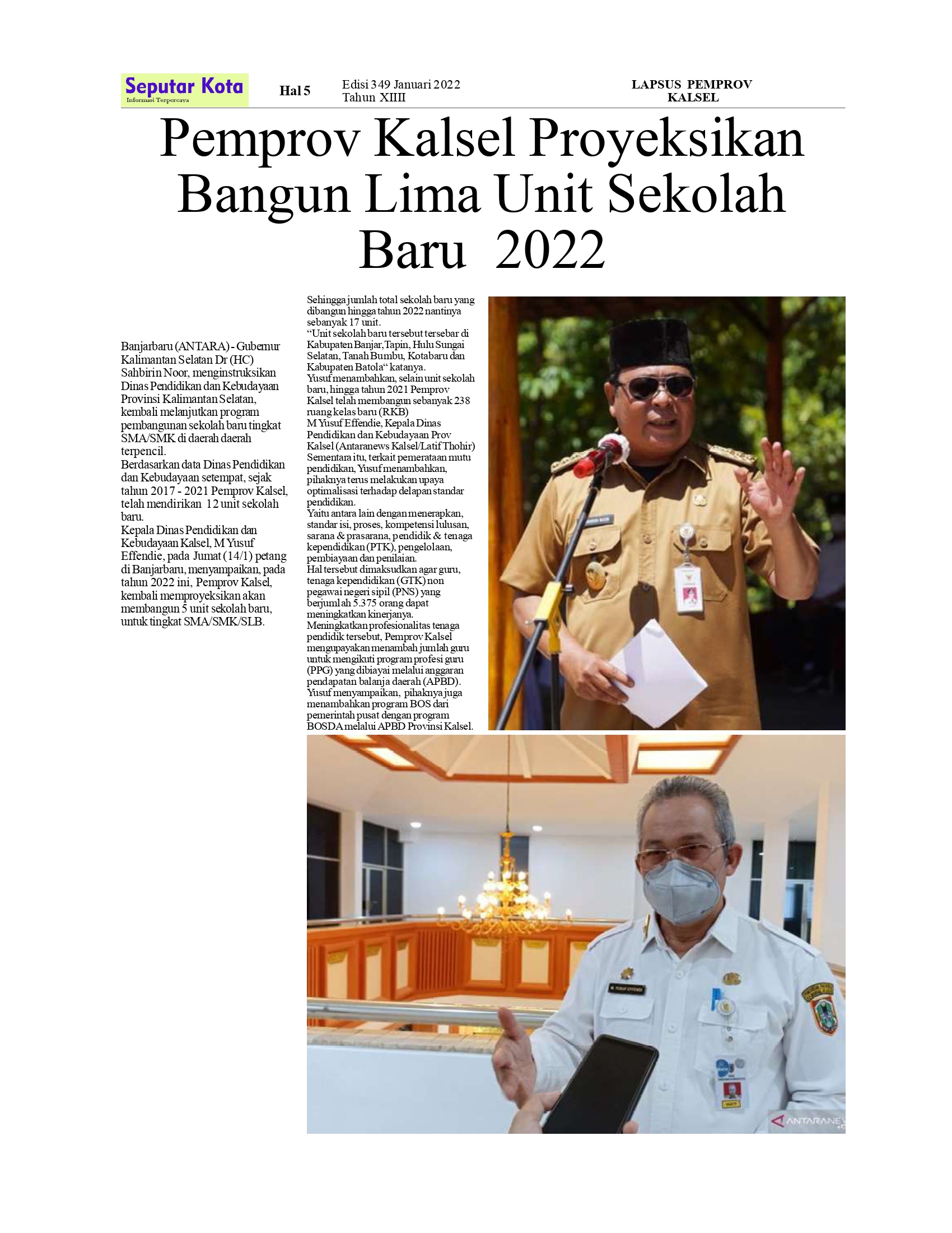 SEPUTAR KOTA HAL 5