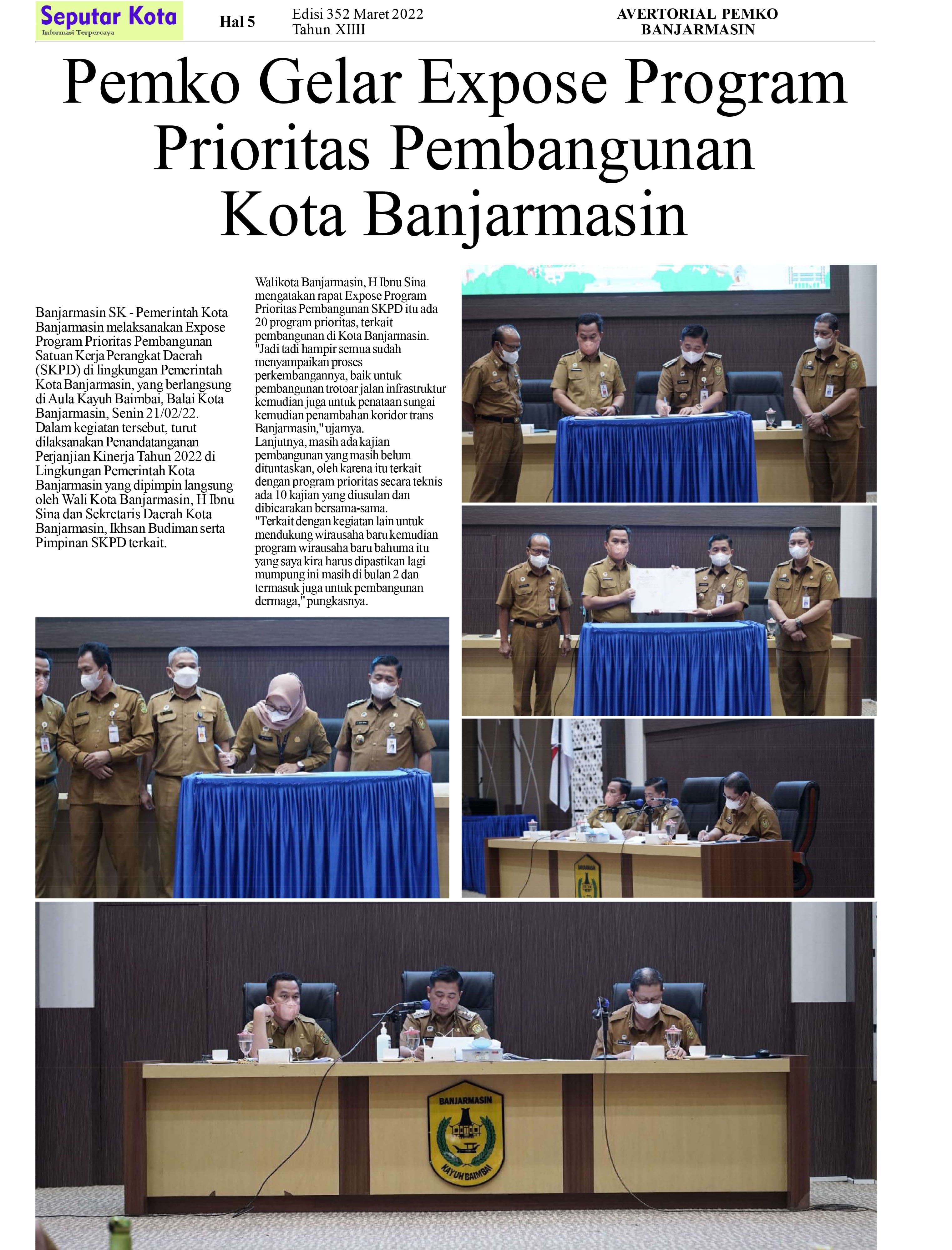 SEPUTAR KOTA HAL 5 MARET 2022
