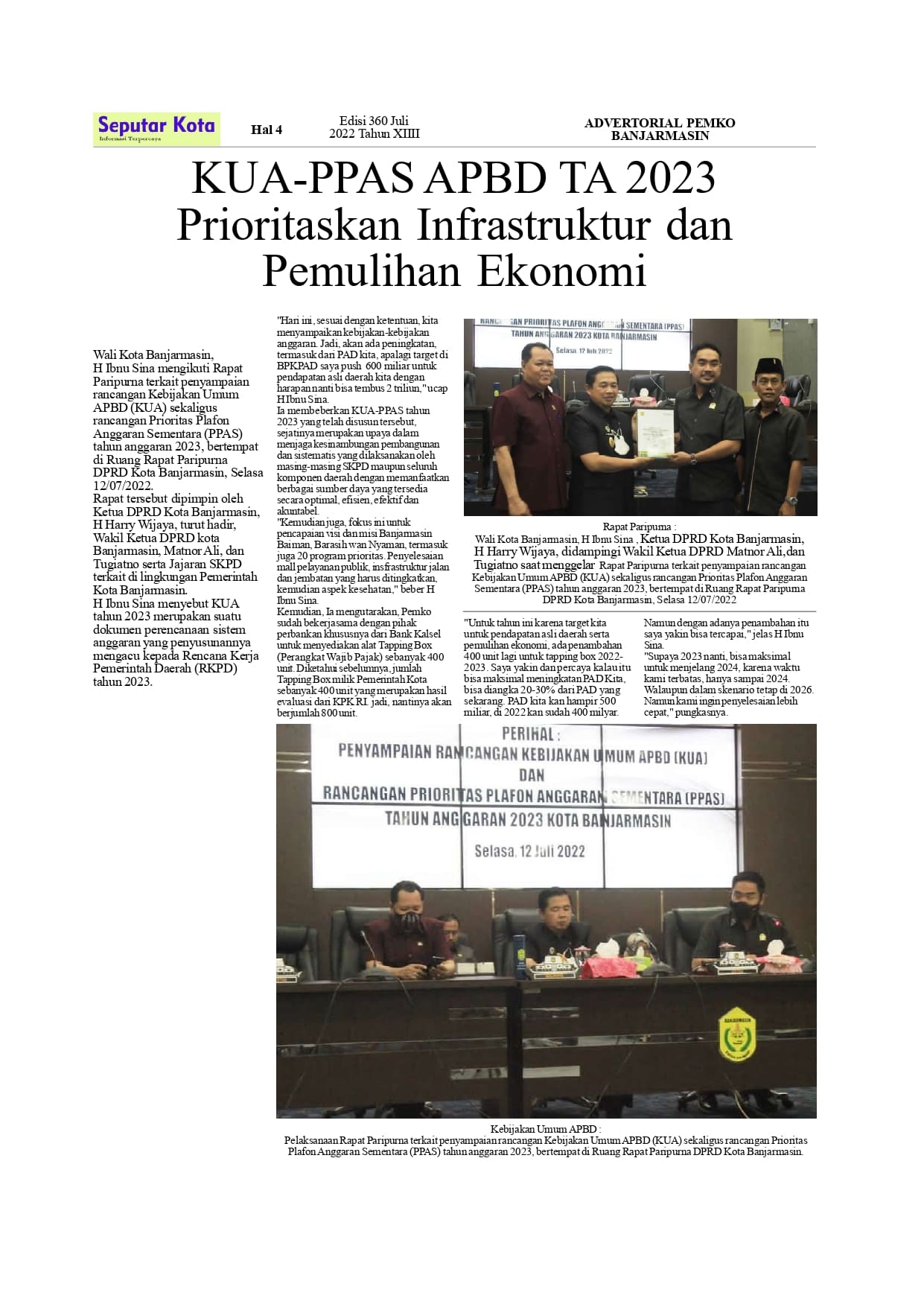 Seputar Kota Hal 5 Juli ke 2 2022